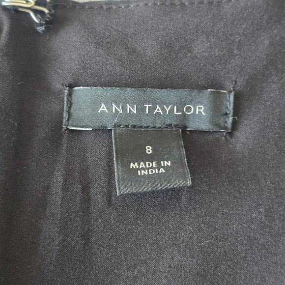 Women’s Linen Blend Black Midi Dress Coastal Minimalist OldMoney work to evening - Picture 9 of 14